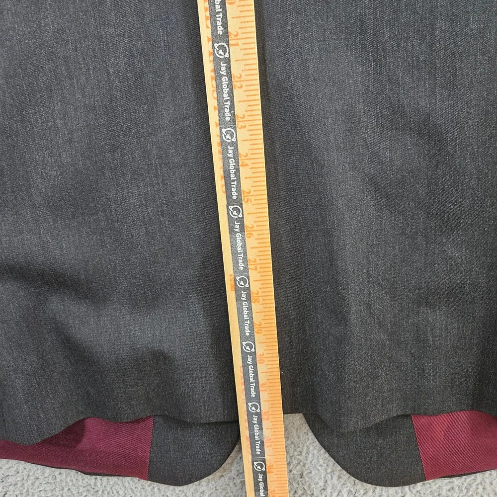 Jack Victor Classic Rochester‎ Mens Charcoal Gray Wool Blazer Sport Coat 56R